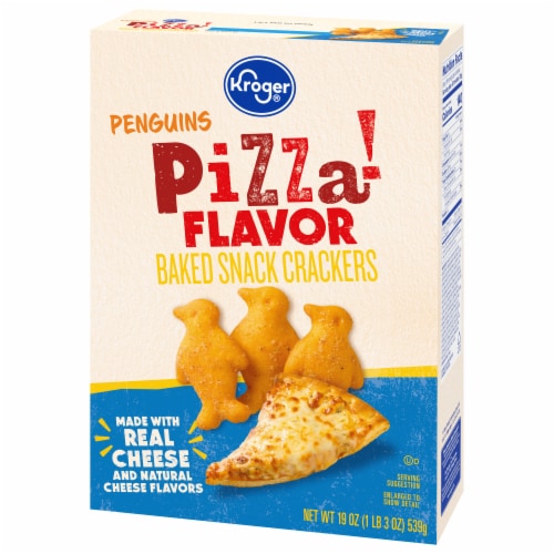Kroger® Pizza Flavor Baked Snack Crackers Perspective: top