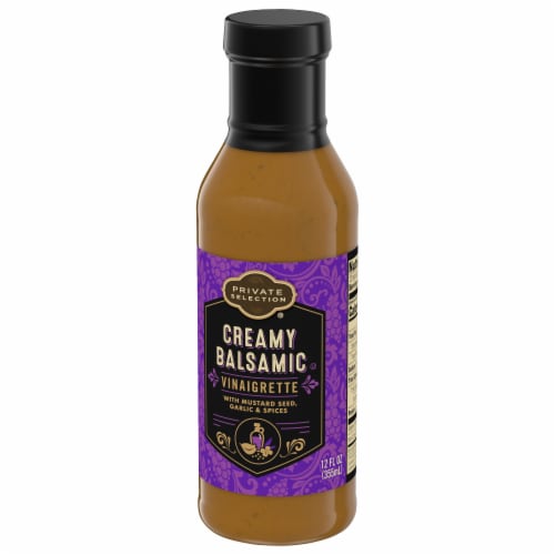 Private Selection® Creamy Balsamic Vinaigrette Salad Dressing Perspective: top