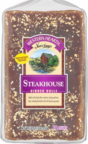 Western Hearth® Steakhouse Dinner Rolls Perspective: top