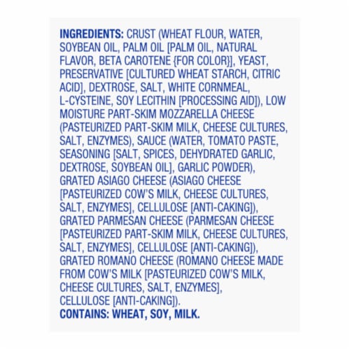 Kroger® Four Cheese Thin Crust Frozen Pizza Perspective: top