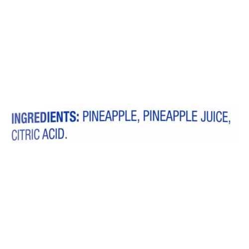 Kroger® No Sugar Addedˆ Crushed Pineapple in Pineapple Juice Perspective: top