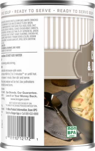 Kroger® Chicken & Dumpling Soup Perspective: top