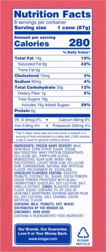 Kroger® Vanilla Peanut Top Sundae Cones Perspective: top