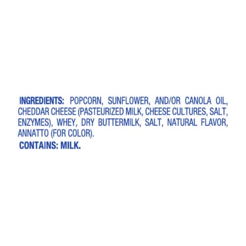 Kroger® Cheese Popcorn Perspective: top