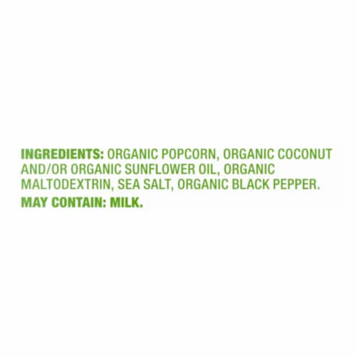 Simple Truth Organic® Sea Salt & Black Pepper Popcorn Perspective: top