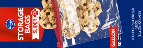 Kroger® Slider Storage Gallon Bags Perspective: top