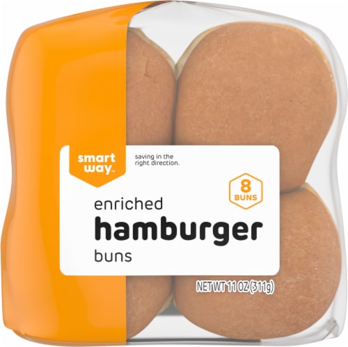 Smart Way Hamburger Buns Perspective: top