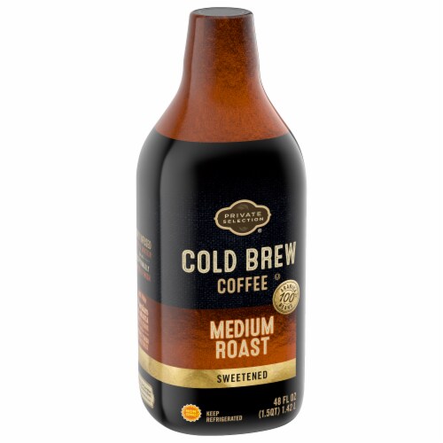 Private Selection® Slightly Sweetened Cold Brew Coffee Perspective: top