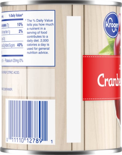 Kroger® Canned Jellied Cranberry Sauce Perspective: top