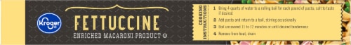 Kroger® Fettuccine Pasta Perspective: top