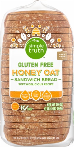 Simple Truth™ Gluten Free Honey Oat Frozen Bread Perspective: top
