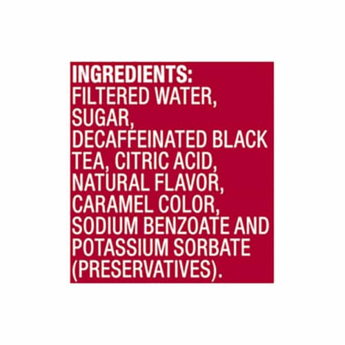 Kroger® Sweet Iced Tea Raspberry Decaf Perspective: top