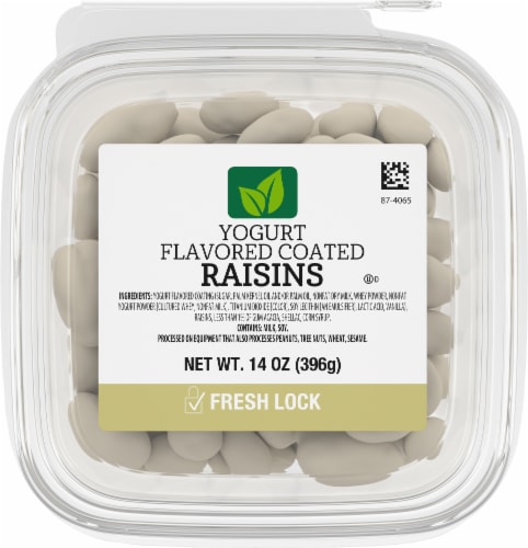Kroger® Yogurt Flavored Coated Raisins Perspective: top