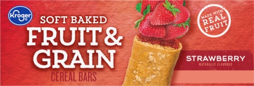 Kroger® Fruit & Grain Strawberry Breakfast Bars Perspective: top