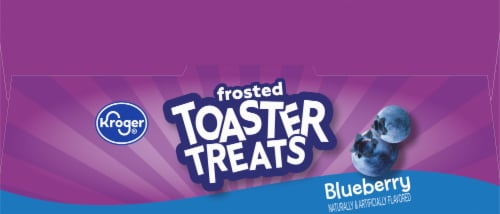Kroger® Blueberry Frosted Toaster Treats Perspective: top