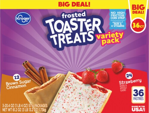 Kroger® BIG DEAL! Variety Pack Frosted Toasted Treats Perspective: top