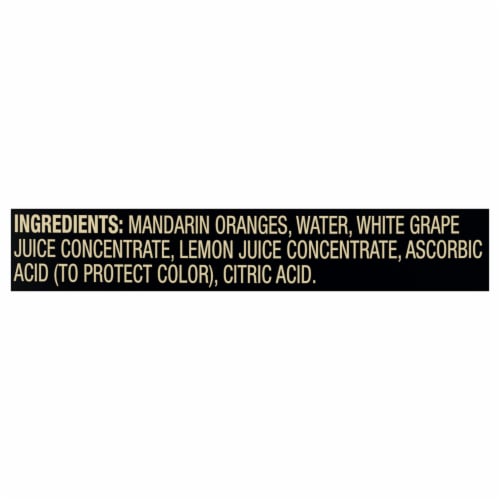 Private Selection® Premium Mandarin Oranges in Fruit Juice from Concentrate Perspective: top
