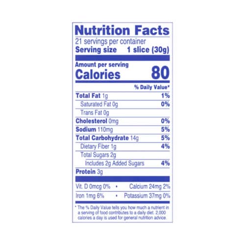 Kroger® Honey Wheat Bread Perspective: top