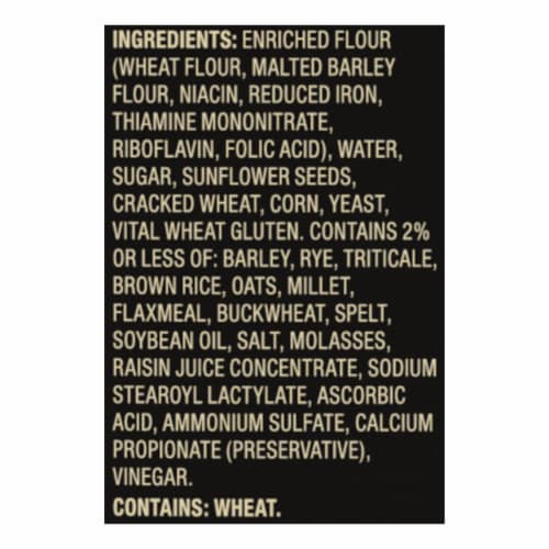 Private Selection® 12 Grain Wide Pan Bread Perspective: top