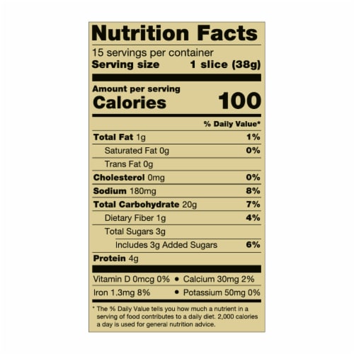 Private Selection® Golden Honey Wheat Bread Thick Cut Perspective: top