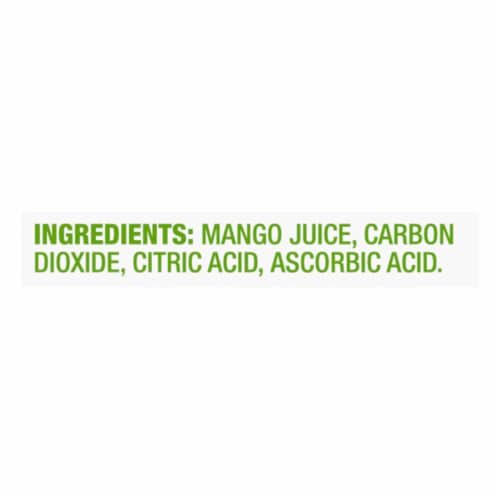 Simple Truth® Sparkling 100% Mango Juice Cans Perspective: top