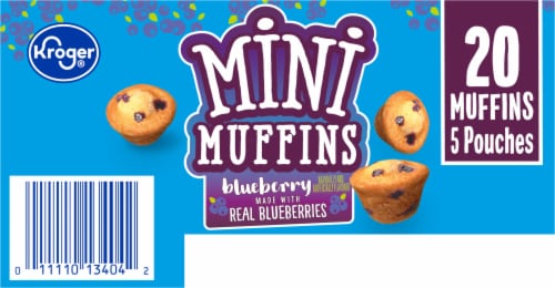 Kroger® Mini Muffins Blueberry Perspective: top