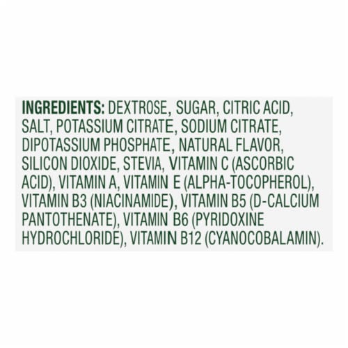 Simple Truth® Electrolyte Naturally Flavored Strawberry Drink Mix Packets Perspective: top