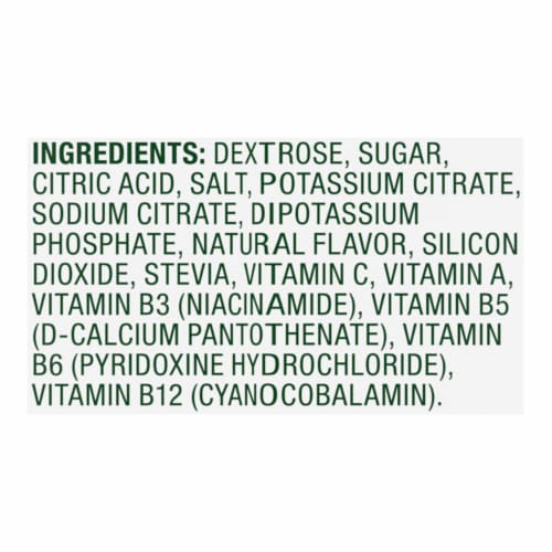 Simple Truth® Electrolyte Naturally Flavored Mixed Berry Drink Mix Packets Perspective: top