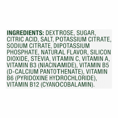 Simple Truth® Electrolyte Naturally Flavored Mixed Berry Drink Mix Packets Perspective: top
