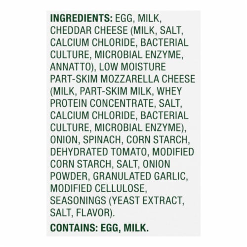 Simple Truth® Cheddar Cheese and Spinach Egg Bites Perspective: top