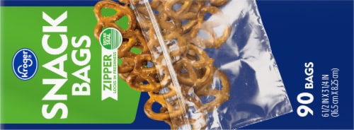 Kroger® Reclosable Snack Bags Perspective: top
