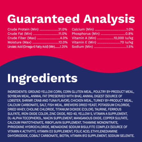 Pet Pride® Complete Nutrition All Life Stages Dry Cat Food Seafood Variety Mix Perspective: top