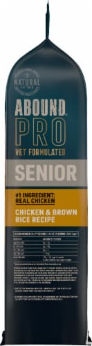ABOUND® Pro Vet Formulated Senior Dry Cat Food Chicken & Brown Rice Perspective: top
