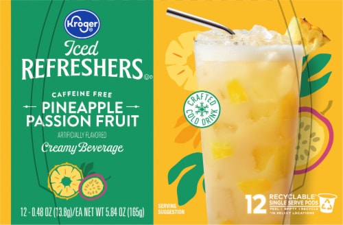 Kroger® Pineapple Passion Fruit Iced Refreshers Perspective: top