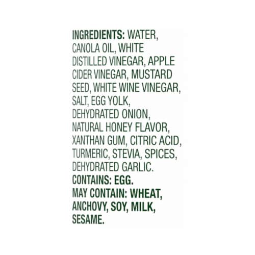 Simple Truth® No Sugar Dijon & Honey Salad Dressing Perspective: top