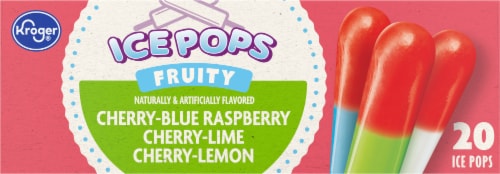 Kroger® Fruity Ice Pops Variety Pack Perspective: top