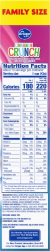 Kroger® Cinnamon Crunch Family Size Cereal Perspective: top
