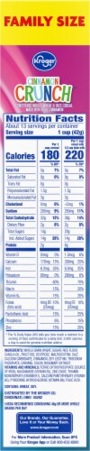 Kroger® Cinnamon Crunch Family Size Cereal Perspective: top