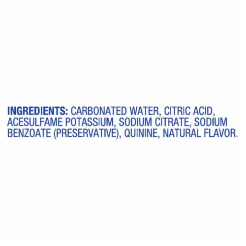Kroger® Zero Sugar Tonic Water Bottle Perspective: top
