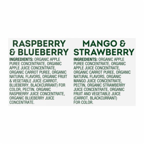 Simple Truth Organic® Fruit Strip Variety Pack Perspective: top