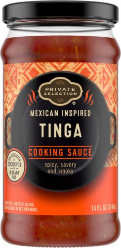 Private Selection® Mexican Inspired Tinga Simmering Cooking Sauce Perspective: top
