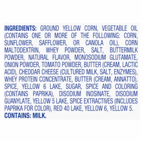 Kroger® Nacho Cheese Tortilla Chips Perspective: top