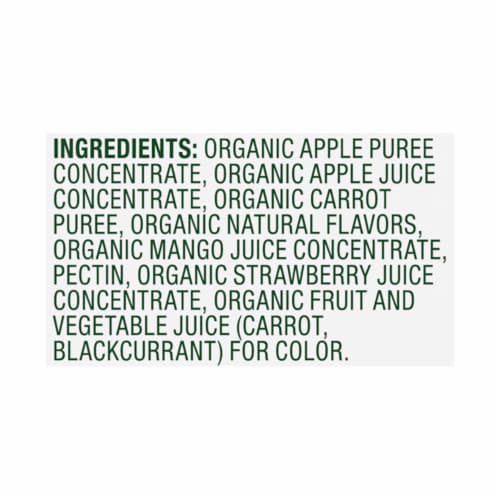 Simple Truth Organic® Strawberry Mango Strips Perspective: top