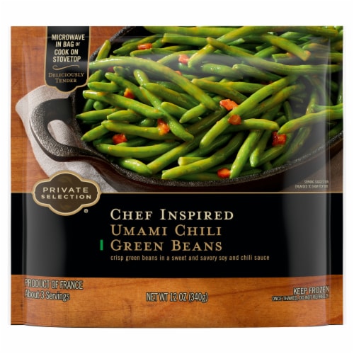 Private Selection® Umami Chili Green Beans Perspective: top