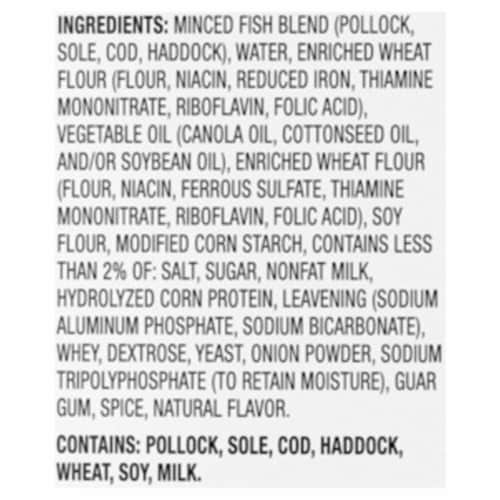 Smart Way™ Crunchy & Breaded Fish Sticks Perspective: top