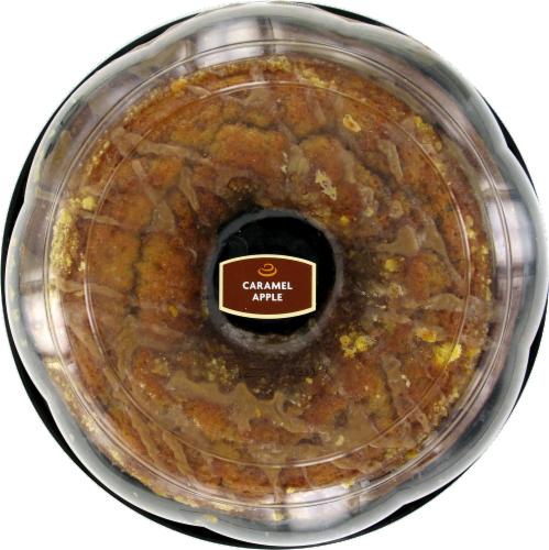 Bakery Fresh Goodness Caramel Apple Pudding Cake Perspective: top