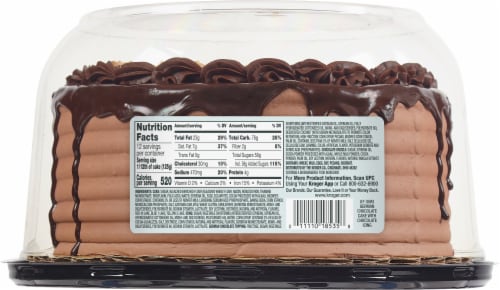Bakery Fresh German Chocolate Cake With German Chocolate Icing Perspective: top