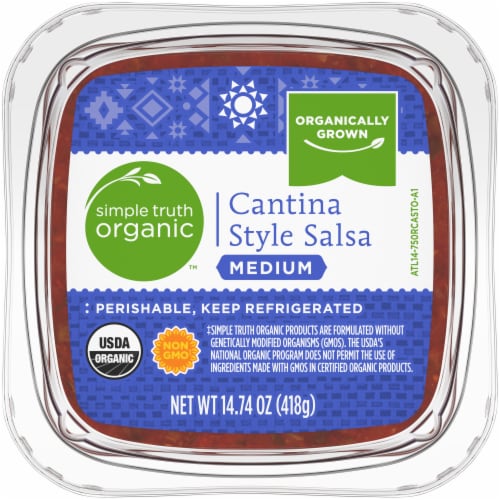 Simple Truth Organic™ Medium Cantina Style Salsa Perspective: top