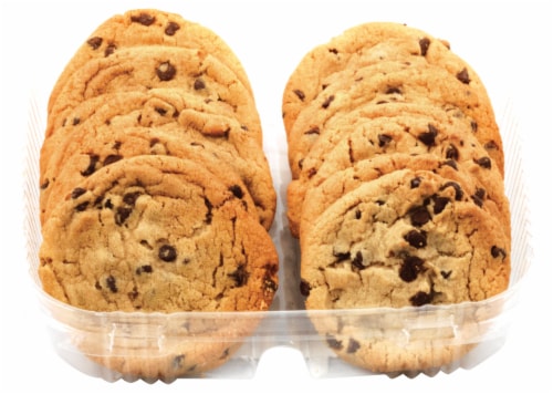 Bakery Fresh Goodness Chocolate Chip Cookies Perspective: top