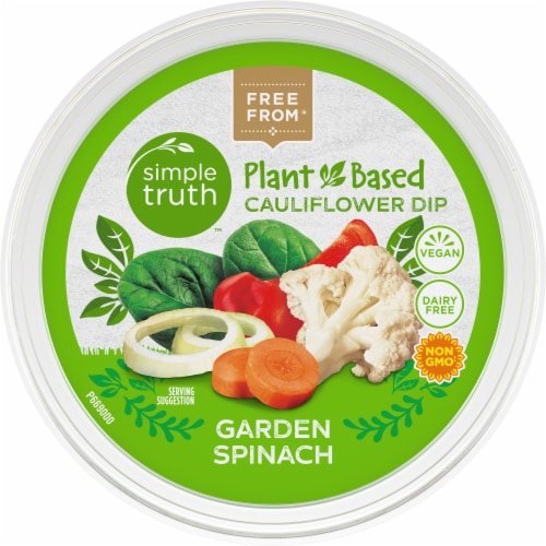 Simple Truth Garden Spinach Plant Based Dip Perspective: top